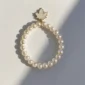 Elegant Pearl Leaf Bracelet