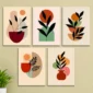 Modern Abstract Botanical Wall Art Set