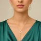 Elegant Pearl Necklace and Matching Earrings Set