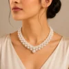 Elegant Multi-Strand Pearl Necklace for Women