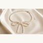 Pearl Bow Necklace for Women