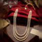 Multi-layer pearl necklace for women