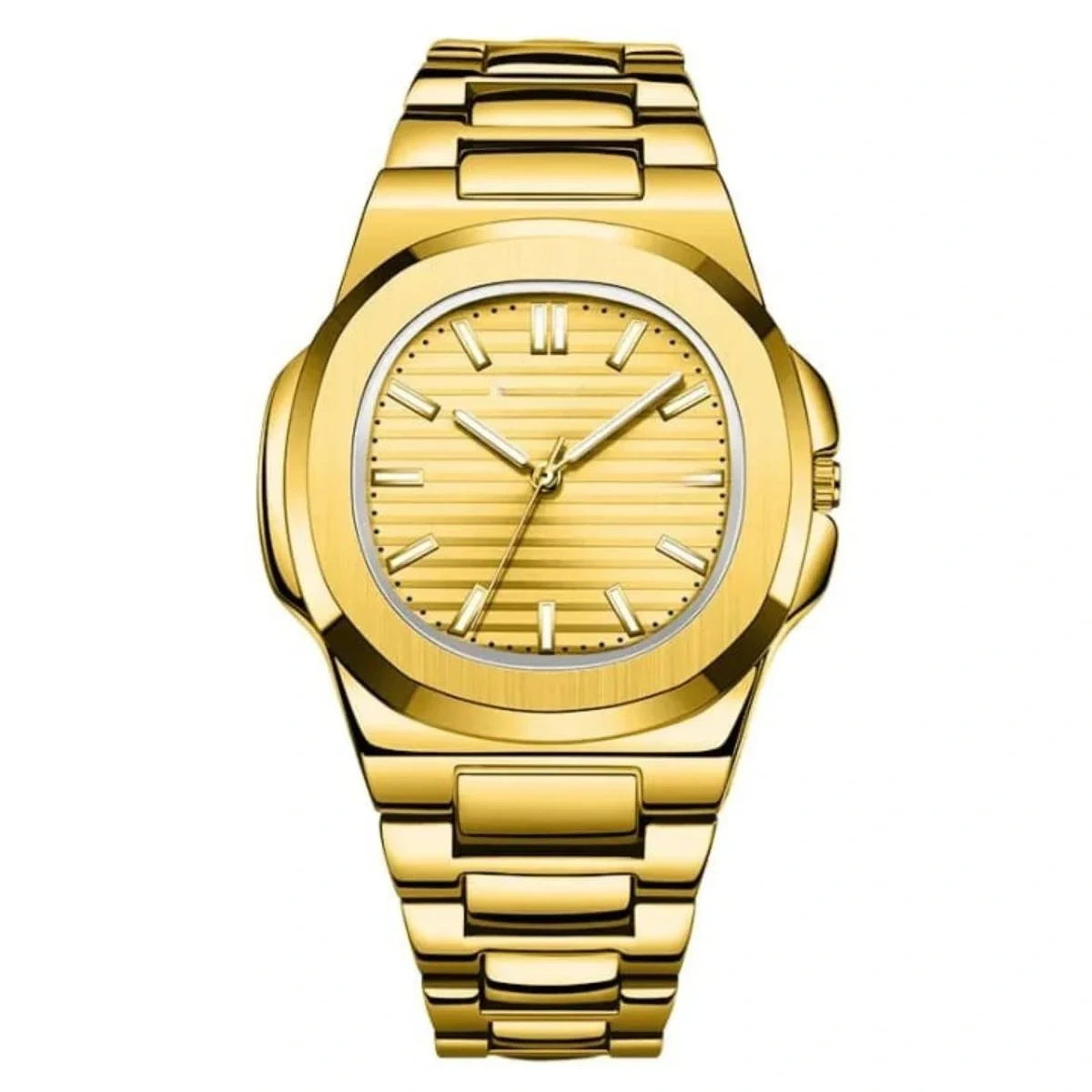Gold Luxury Watch for Men with Gold Dial