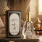 Dirham Improved faceted gold cap bottle