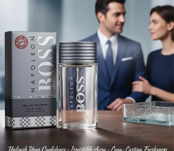 Napoleon BOSS men's cologne bottle