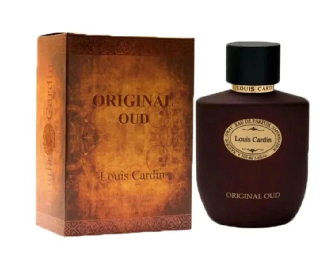 Louis Cardin Original Oud maroon bottle