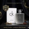 CK One frosted grey bottle