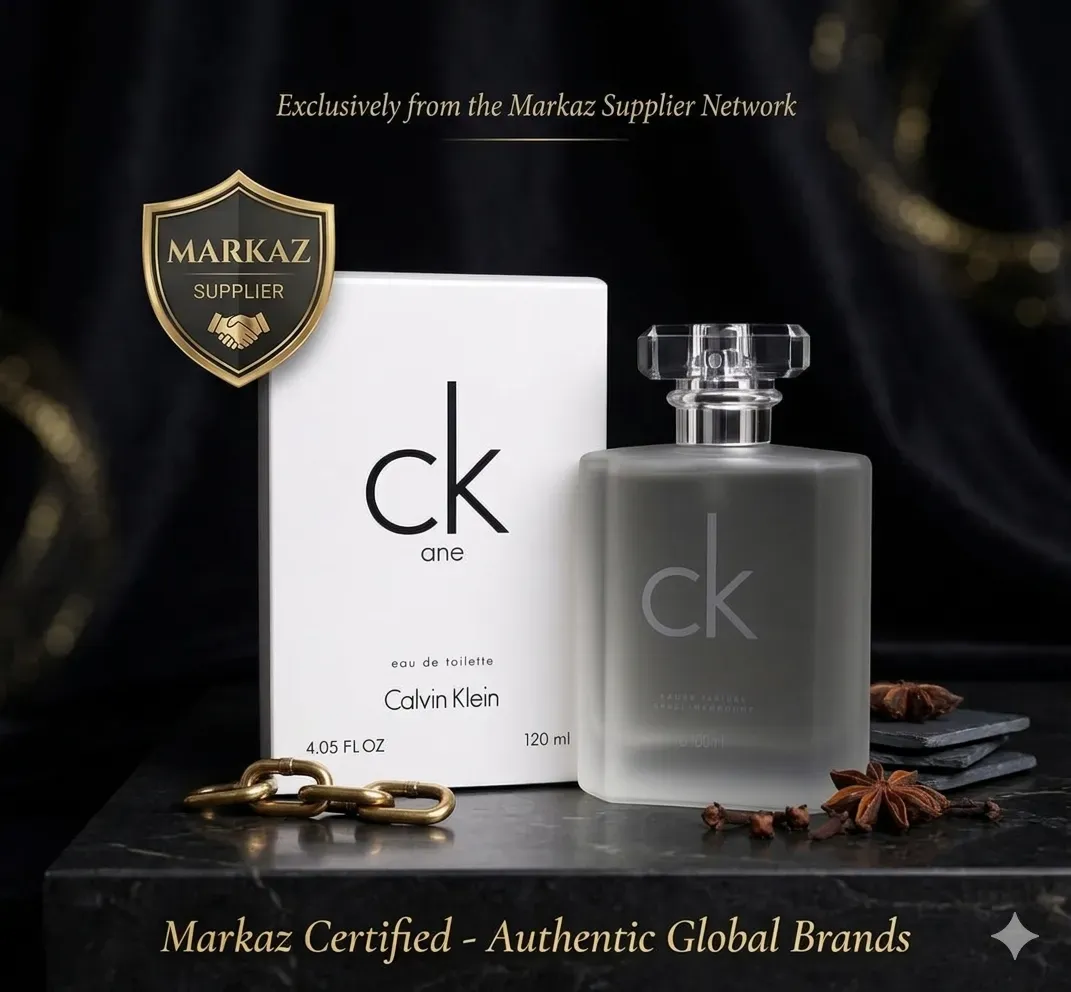 CK One frosted grey bottle