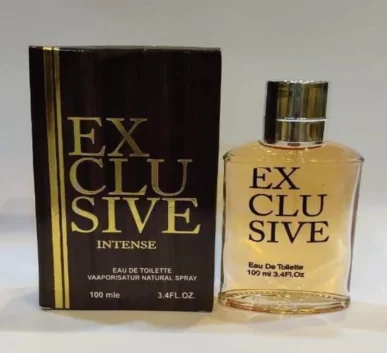 Cedarwood Oil Perfume for Men Women Dark Brown Gold Bottle – Exclusive Intense