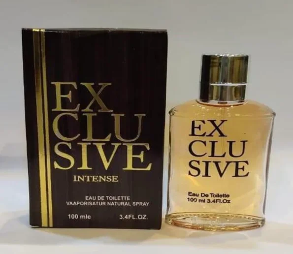 Cedarwood Oil Perfume for Men Women Dark Brown Gold Bottle – Exclusive Intense