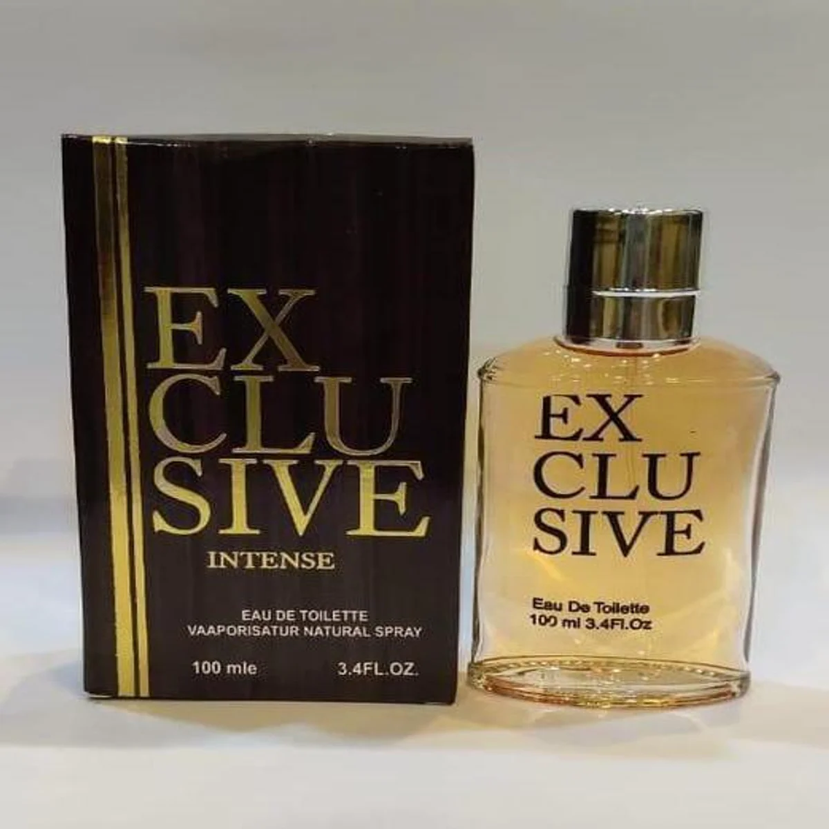 Cedarwood Oil Perfume for Men Women Dark Brown Gold Bottle – Exclusive Intense