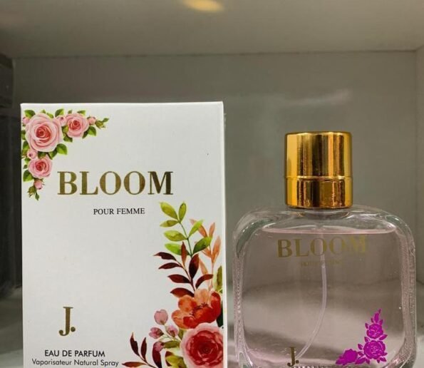 Bloom Pour Femme floral bottle gold cap