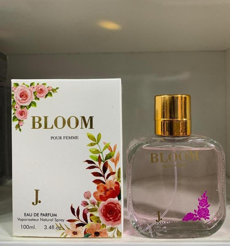 Bloom Pour Femme floral bottle gold cap