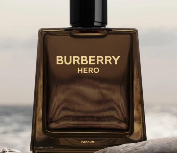 Burberry Hero brown glass bottle