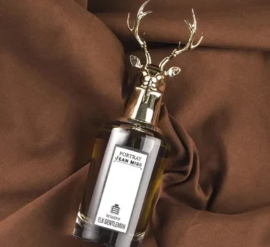 Jean Miss Elk Gentleman gold antler bottle