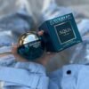 Bavarian Aqua blue spherical bottle