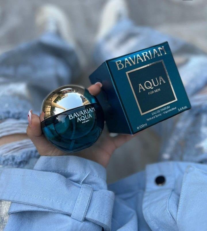 Bavarian Aqua blue spherical bottle