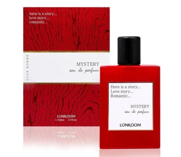 Lonkoom Mystery red bottle black cap