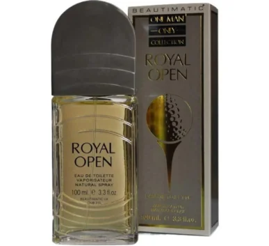 Royal Open glass bottle grey cap
