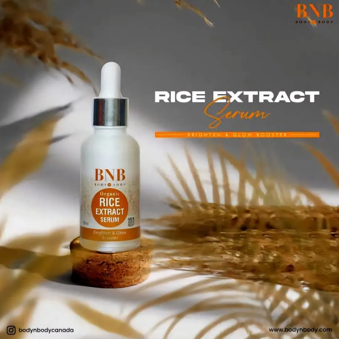 BNB Body N Body Organic Rice Extract Serum for brightening and glow