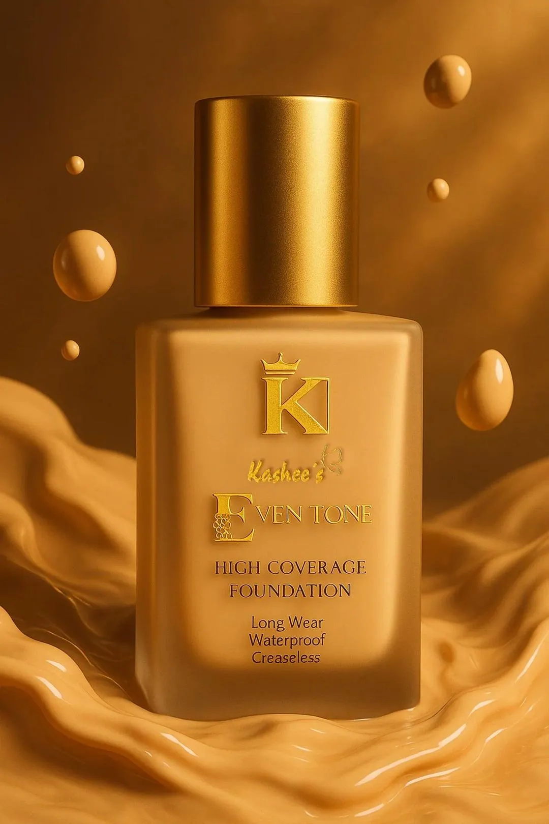 Kashee’s Even Tone High Coverage Foundation Long Wear Waterproof Creaseless