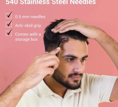 540 Stainless Steel Needles 0.5mm Derma Roller for Scalp and Skin Care
