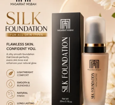 Masarrat Misbah Silk Foundation 20ml for All Skin Types