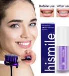 Hismile V34 Colour Corrector Teeth Whitening Serum with Before and After Results
