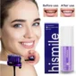 Hismile V34 Colour Corrector Teeth Whitening Serum with Before and After Results