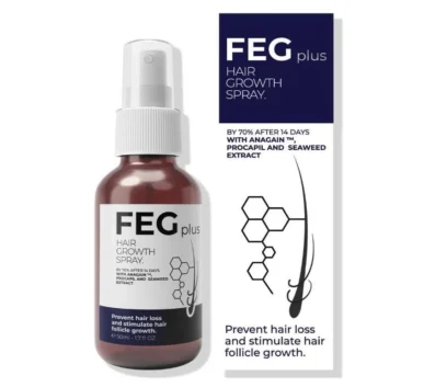 FEG Plus Hair Growth Spray 50ml for Hair Loss Prevention and Hair Follicle Care